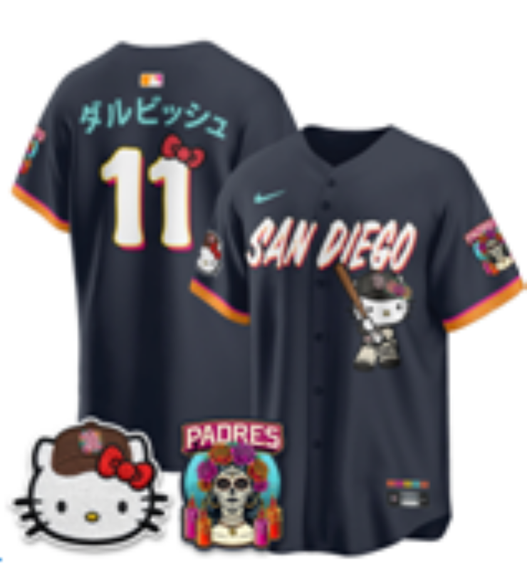 Men San Diego Padres #11 Darvish blue MLB Jersey 0831002